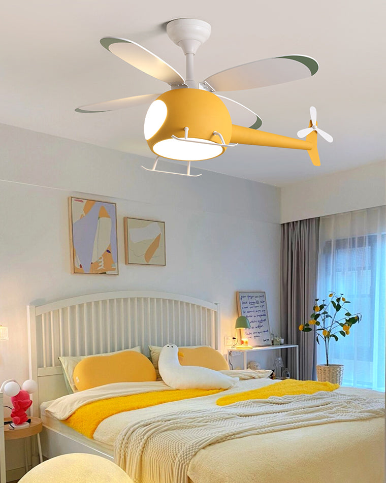WOMO Flugzeug Kinder Deckenventilator Lampe-WM5007