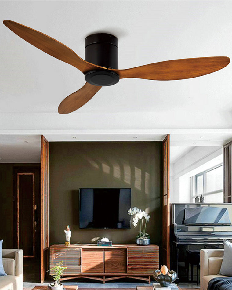 Ventilateur de plafond WOMO à 3 pales avec lampe - WM5006