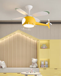 WOMO Flugzeug Kinder Deckenventilator Lampe-WM5007