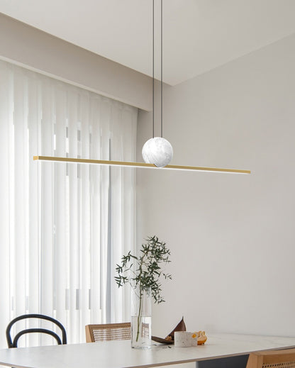 WOMO Marble Linear Pendant Light-WM2329