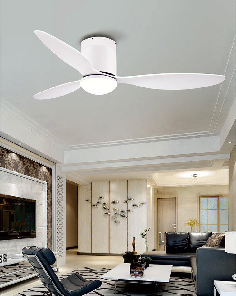 Ventilateur de plafond WOMO à 3 pales avec lampe - WM5006