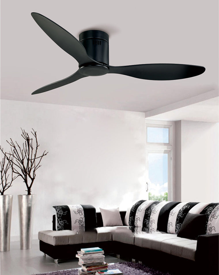 Ventilateur de plafond WOMO à 3 pales avec lampe - WM5006