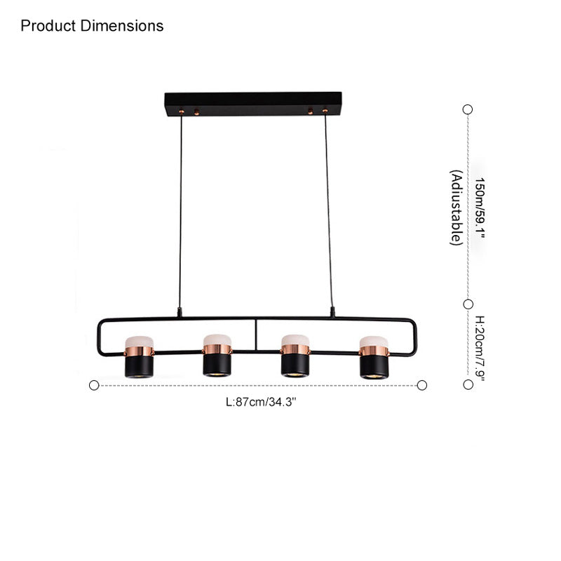 WOMO Linear Spotlight Küchenpendelleuchte-WM2019