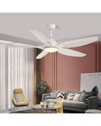 WOMO Ventilateur de plafond moderne et grand avec lampe - WM5076