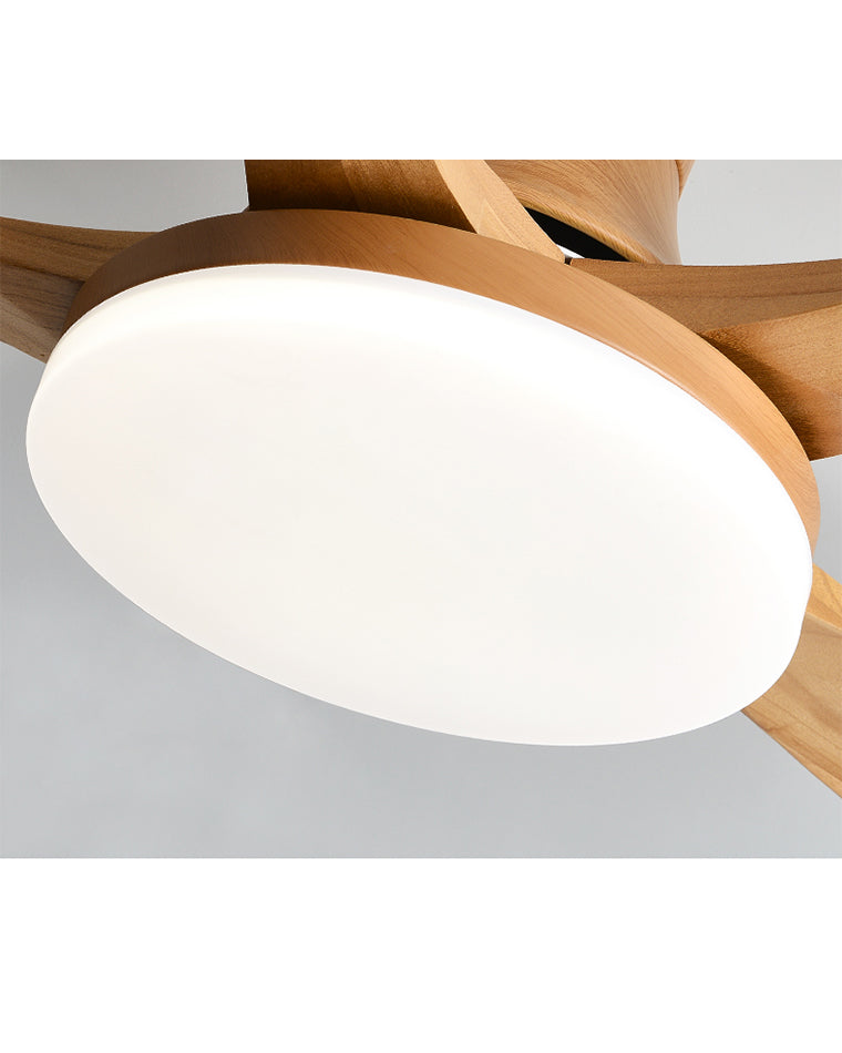 WOMO 5-Blatt-Deckenventilatorlampe, modern-WM5126
