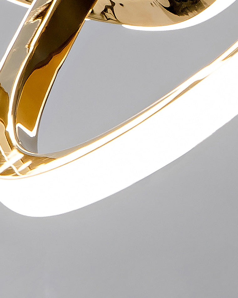 WOMO Goldener Metall Kronleuchter Küche Schlicht-WM2723