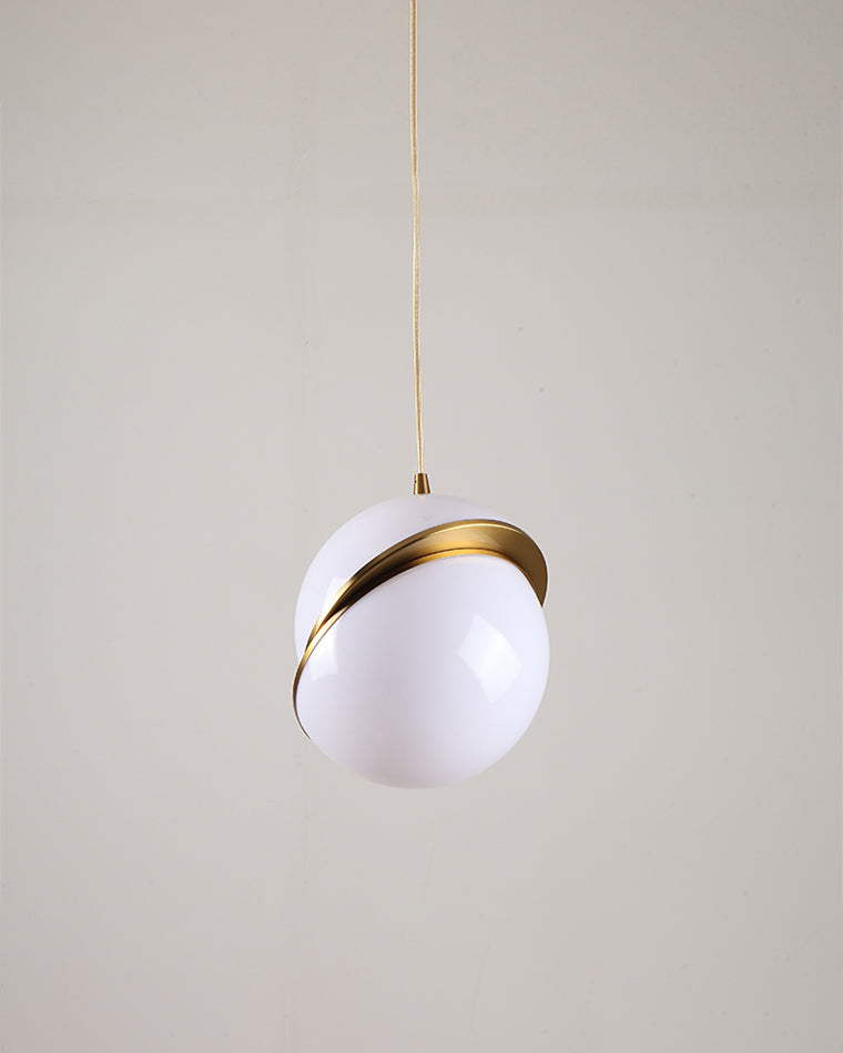 WOMO Pendelleuchte aus geschliffenem Glas, Kugelform-WM2679