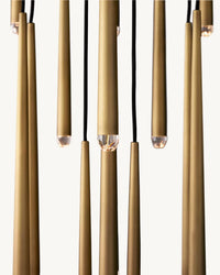 Lustre à tubes en cascade WOMO-WM2914