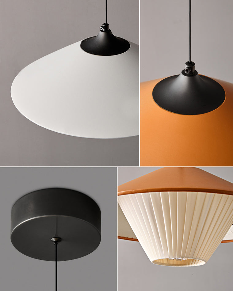 WOMO Leather Cone Pendant Light-WM2952