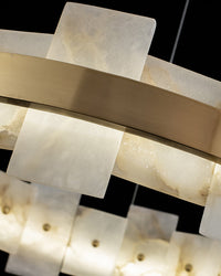 Lustre rond WOMO Gold Alabaster-WM2394