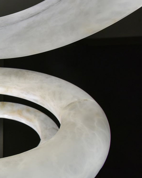 WOMO Infinity Large Alabaster Chandelier-WM2883