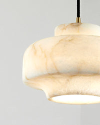 WOMO Drum Alabaster Pendant Lamp-WM2841
