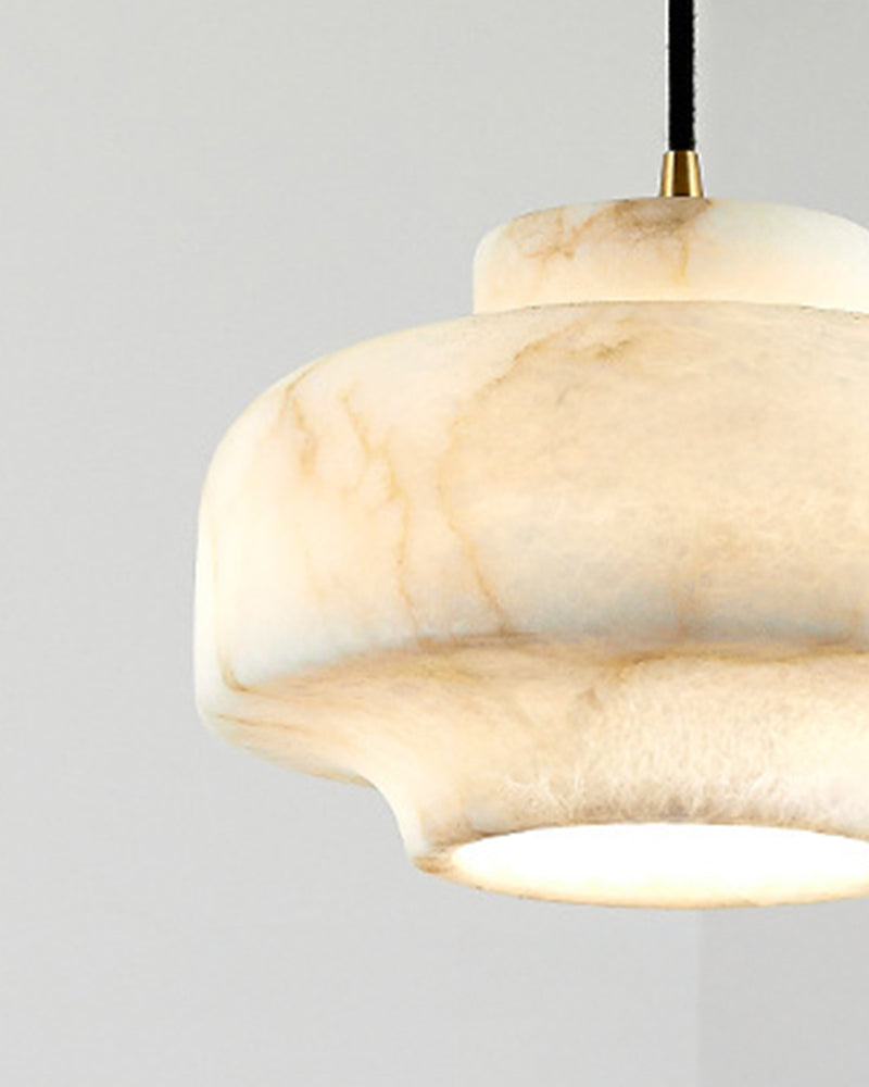 WOMO Trommel Alabaster Hängeleuchte-WM2841