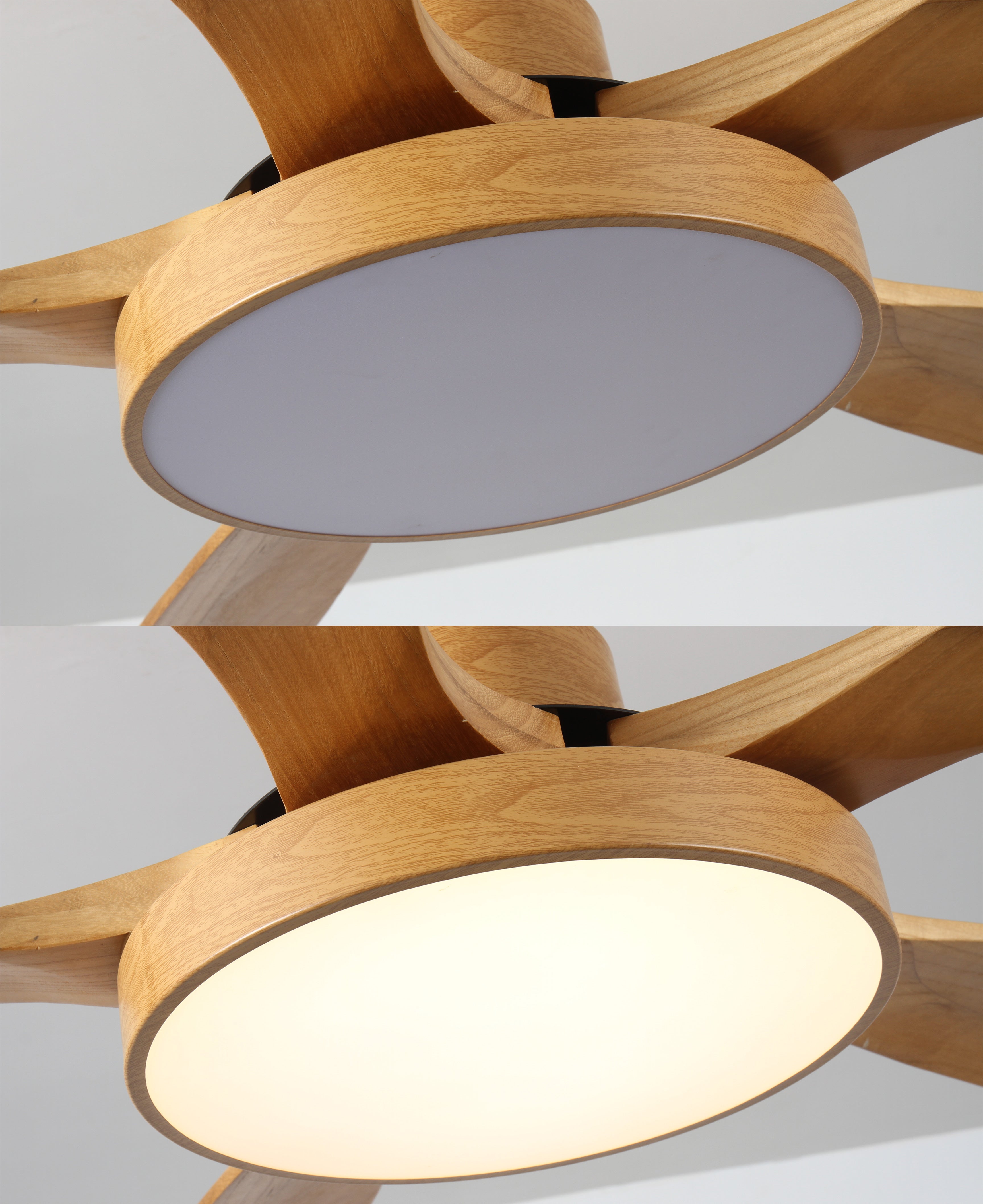 WOMO Scandi Wende-Deckenventilator mit Licht-WM5002