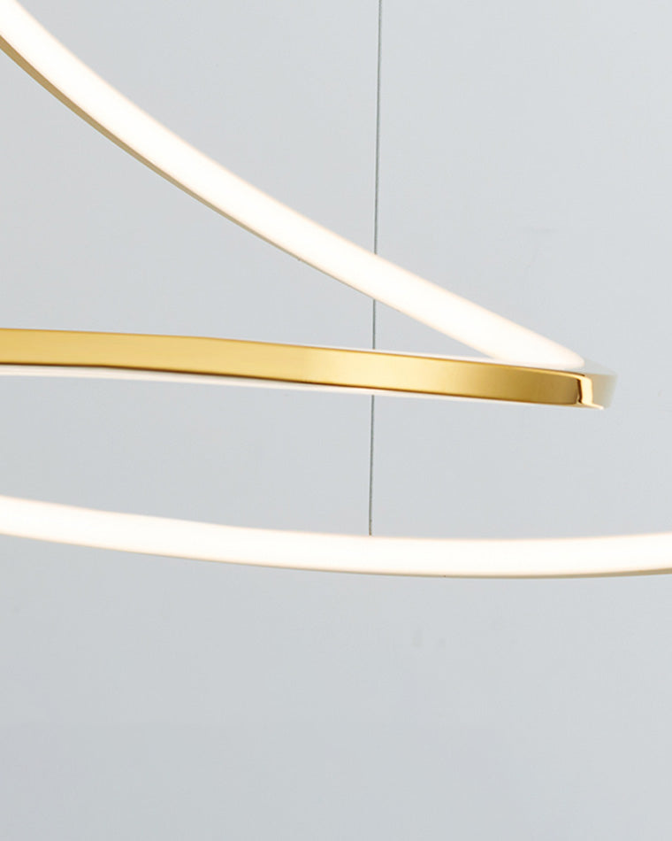 WOMO Swirl LED-Kronleuchter - WM2461