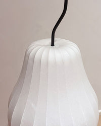 WOMO Lampe à poser en soie forme poire -WM7126