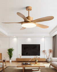 WOMO Scandi Ventilateur de plafond réversible avec lumière WM5002