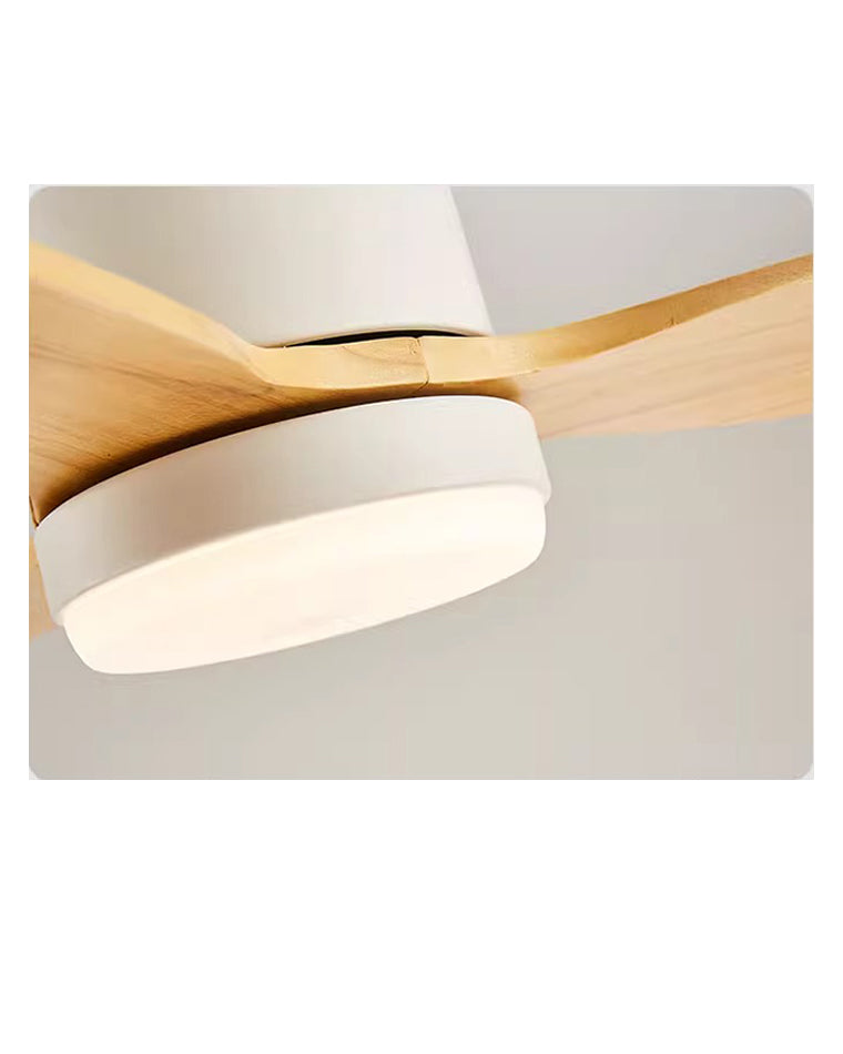 WOMO Mid Century Modern Hugger Deckenventilatorlampe-WM5115