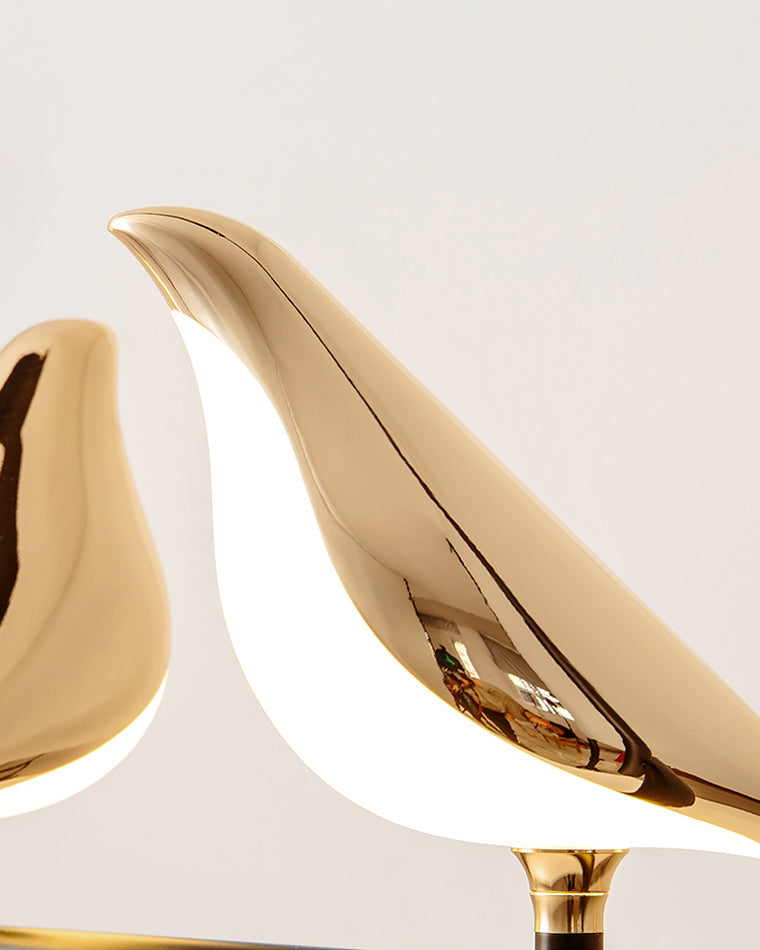 WOMO Gold Bird Kronleuchter Wohnzimmer-WM2512d