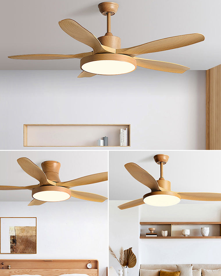 WOMO Scandi Wende-Deckenventilator mit Licht-WM5002