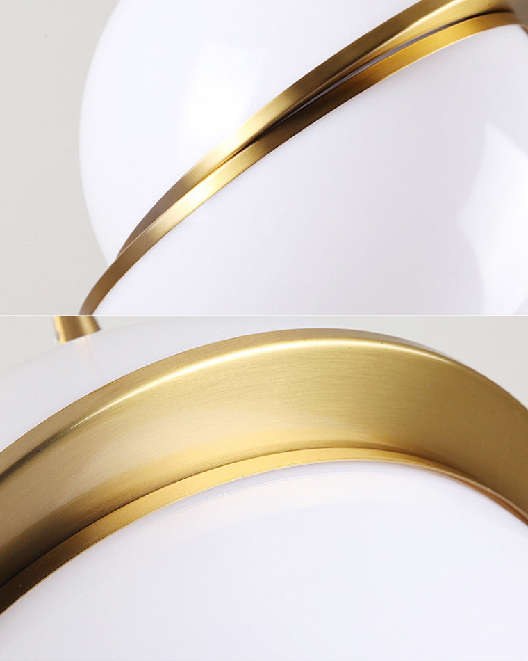 WOMO Pendelleuchte aus geschliffenem Glas, Kugelform-WM2679