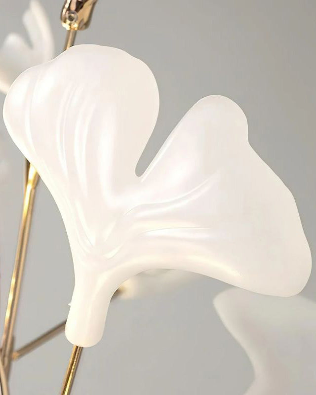 WOMO Keramik-Gingkobaum-Stehlampe-WM7137