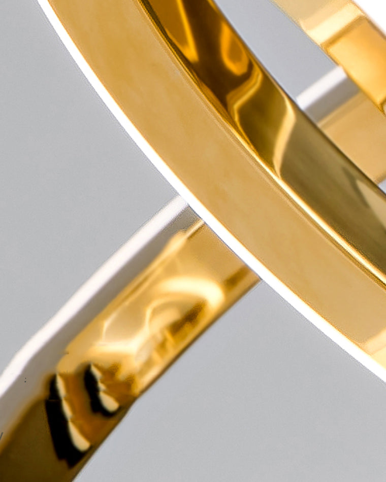 WOMO Goldener Metall Kronleuchter Küche Schlicht-WM2723
