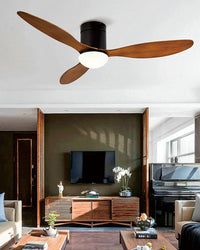 WOMO 3-Blade Ceiling Fan with Light - WM5006