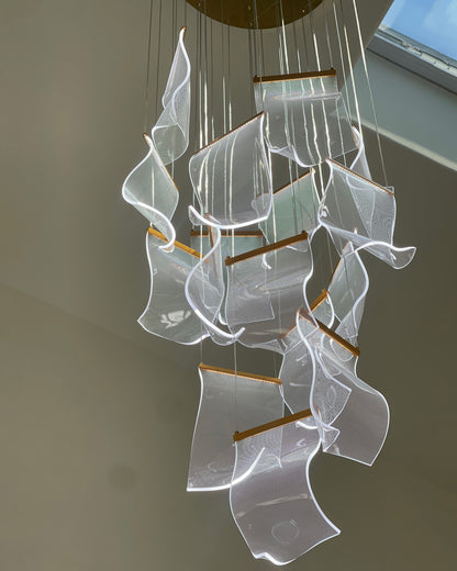 WOMO Breeze Dimmable Acrylic Chandelier-WM2158