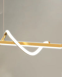 WOMO Lustre en métal doré Cuisine Simple-WM2723