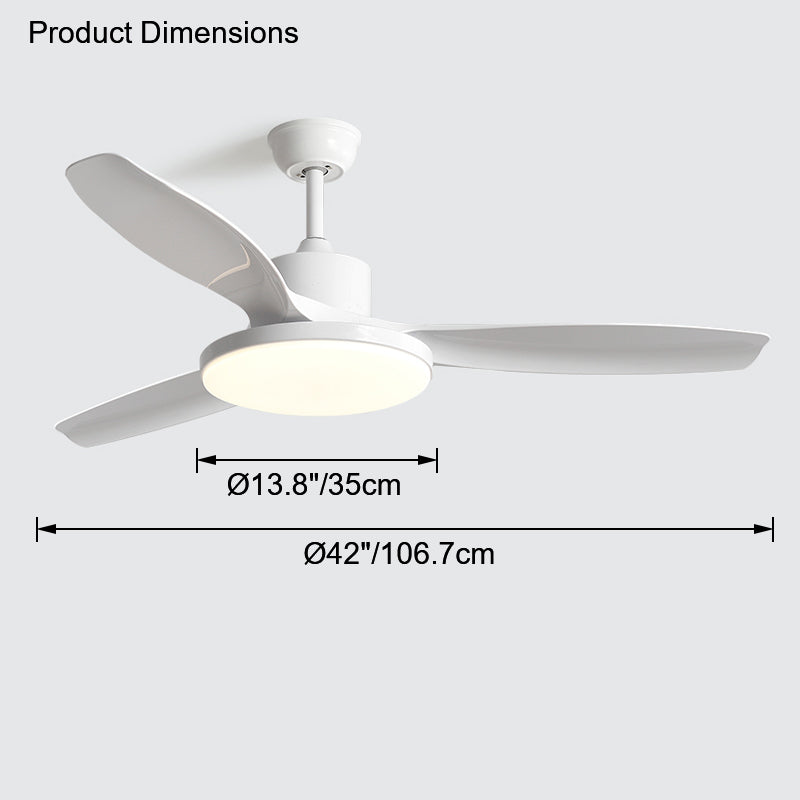 WOMO Scandi Wende-Deckenventilator mit Licht-WM5002