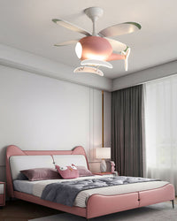 WOMO Flugzeug Kinder Deckenventilator Lampe-WM5007