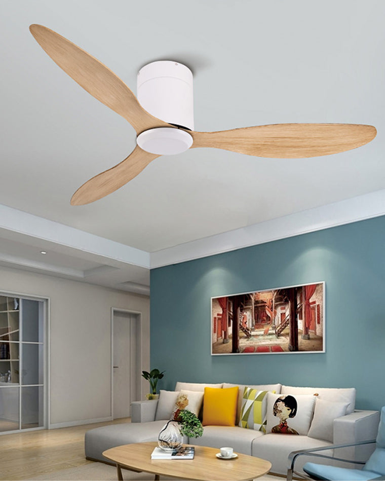 Ventilateur de plafond WOMO à 3 pales avec lampe - WM5006