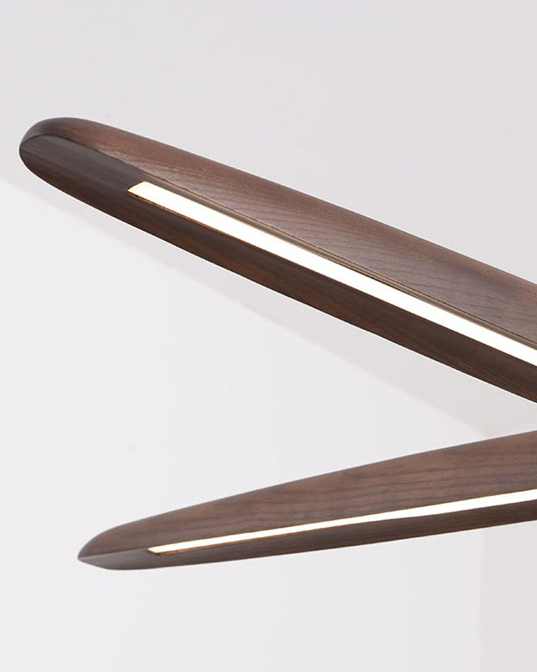 WOMO 3/5 Light Wood Pendant Light-WM2524