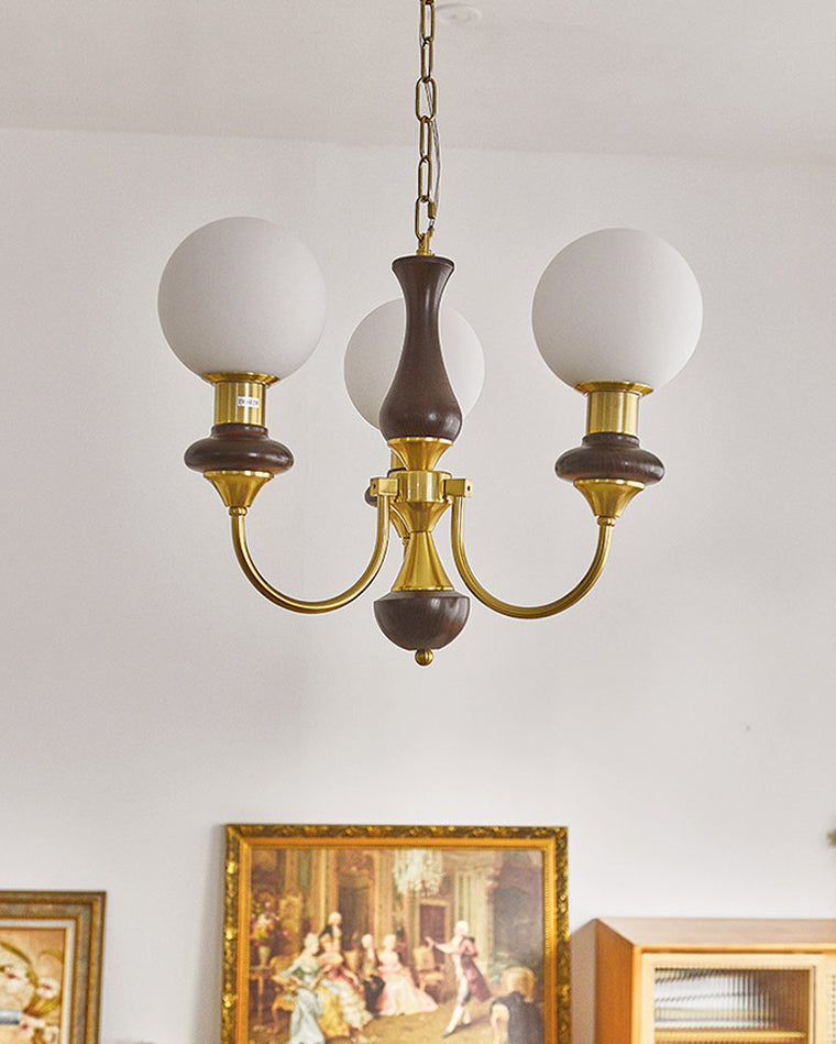 WOMO Mid Century Kronleuchter Glaskugeln-WM2378