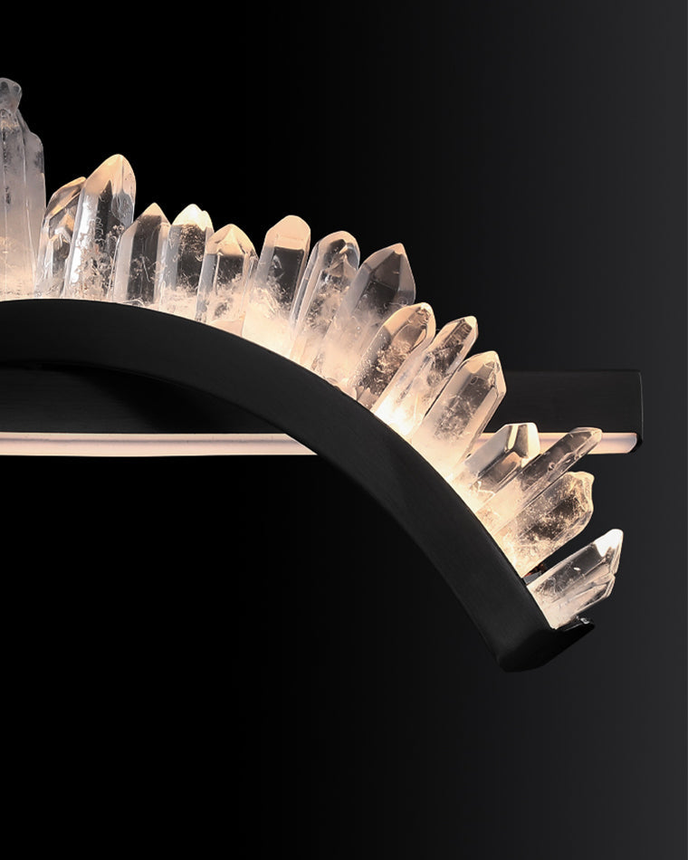 WOMO Swirl Kristall Linearkronleuchter – WM2713