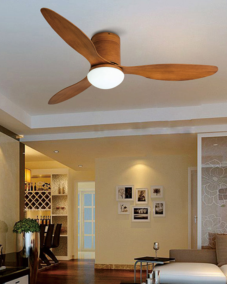 Ventilateur de plafond WOMO à 3 pales avec lampe - WM5006
