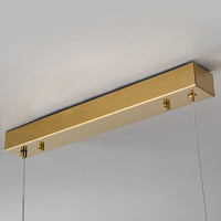 WOMO Länglicher LED Kronleuchter Esstisch-WM2833