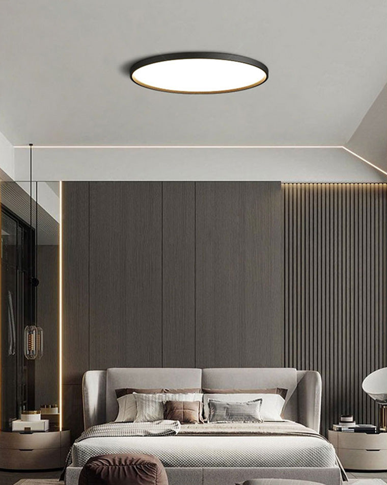 WOMO Flat Round Flush Mount Ceiling Light-WM1024