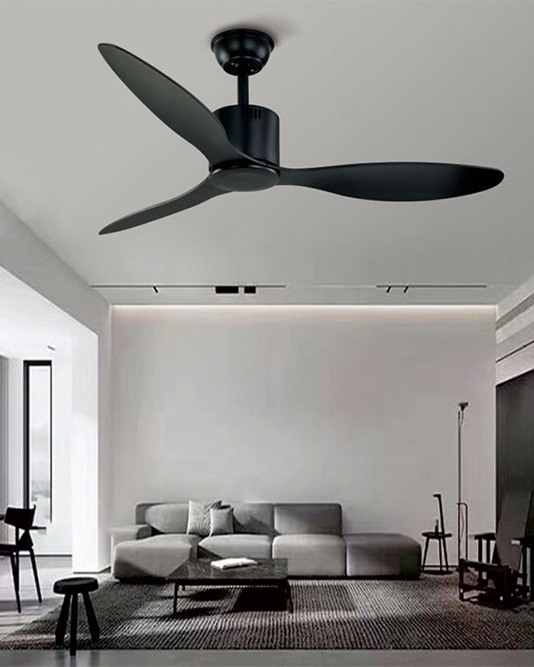 Ventilateur de plafond WOMO à 3 pales avec lampe - WM5006