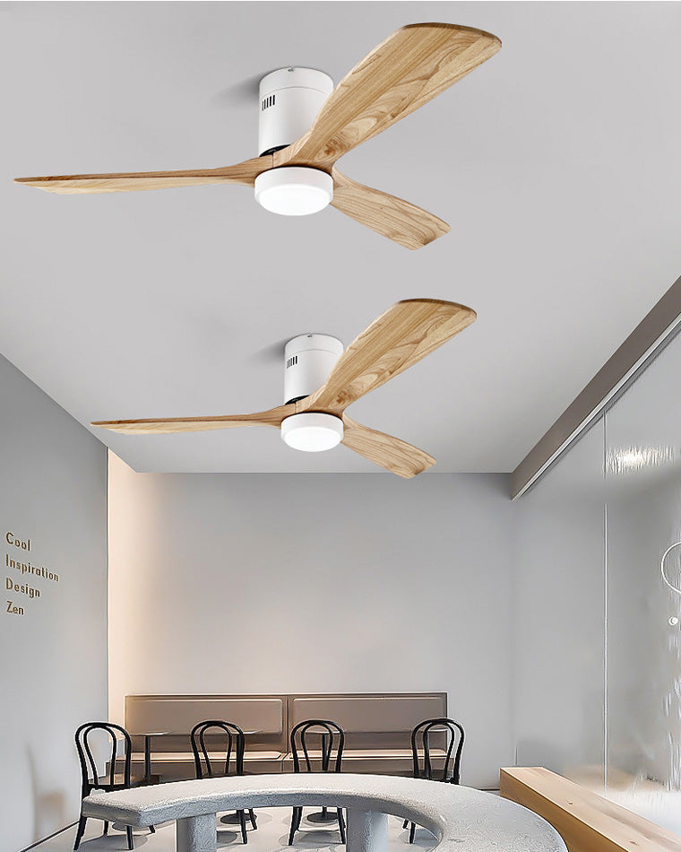 WOMO Mid-Century Modern Hugger Deckenventilatorlampe-WM5067