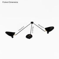WOMO Arms Plafonnier semi-encastré - WM2057