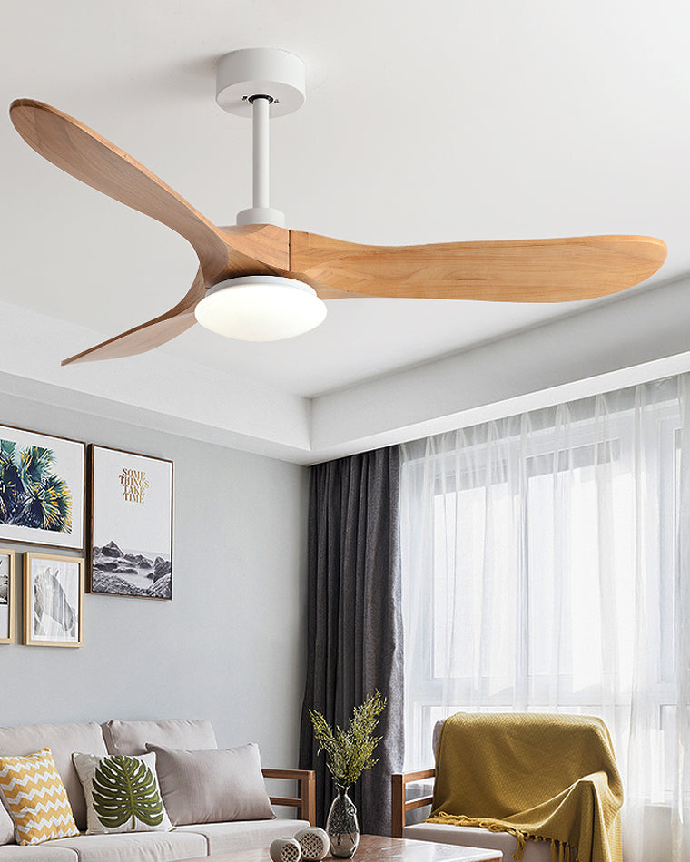 WOMO Propeller-Deckenventilatorlampe aus Holz-WM5008