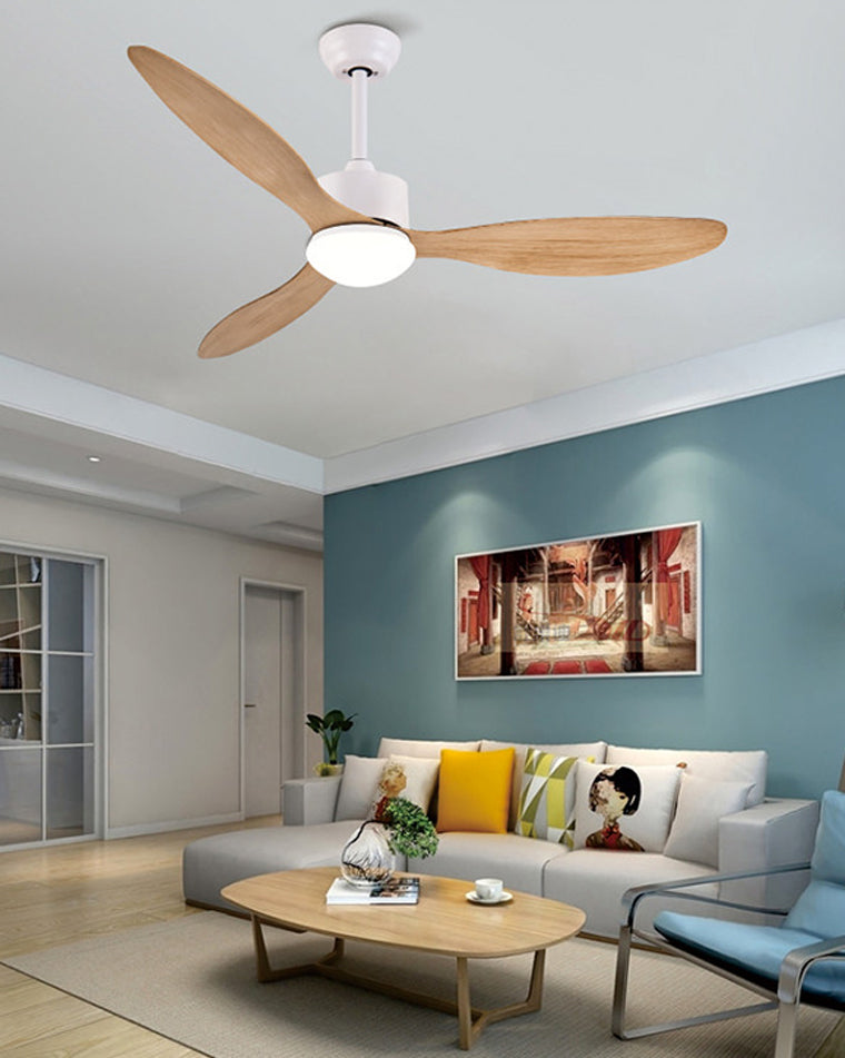 Ventilateur de plafond WOMO à 3 pales avec lampe - WM5006