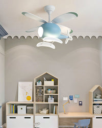 WOMO Flugzeug Kinder Deckenventilator Lampe-WM5007