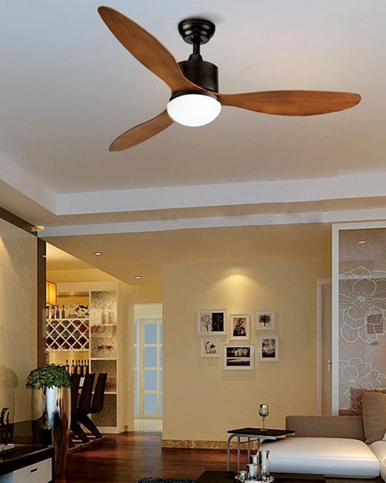 Ventilateur de plafond WOMO à 3 pales avec lampe - WM5006