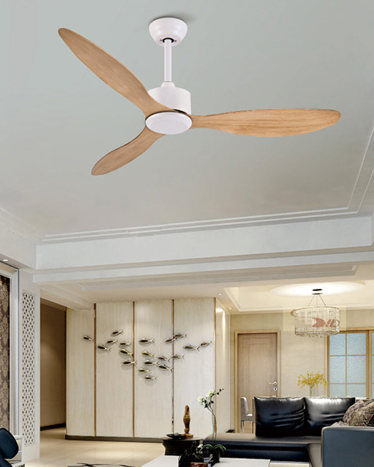 Ventilateur de plafond WOMO à 3 pales avec lampe - WM5006