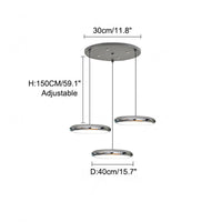 WOMO 3-light Disc Pendant Light-WM2015