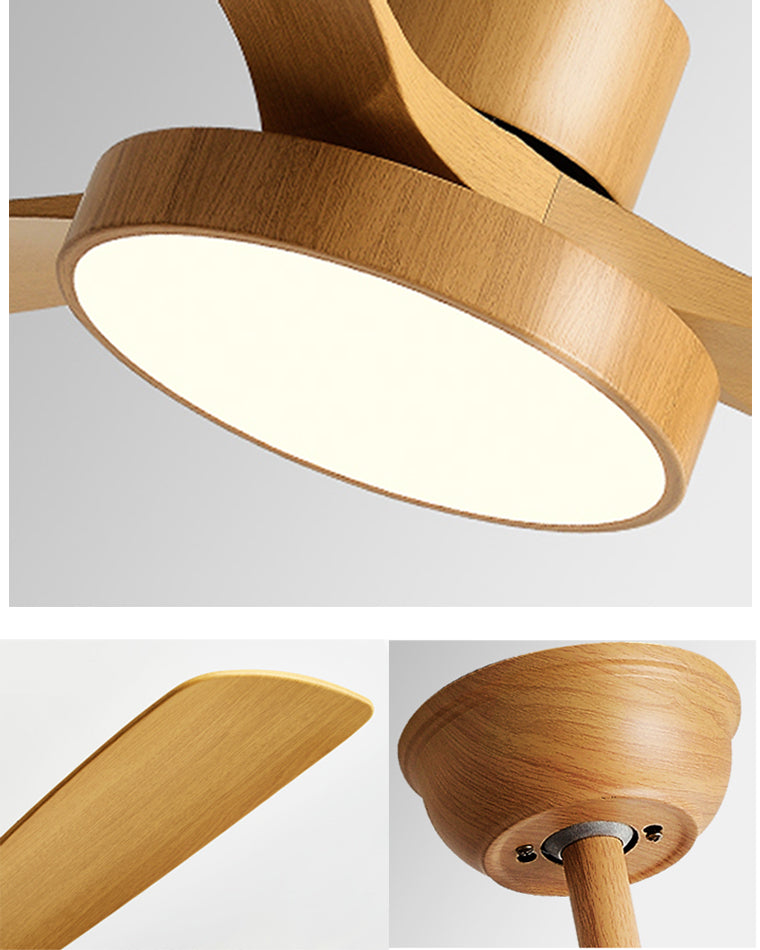 WOMO 3-Blatt-Modern-Deckenventilatorlampe-WM5123