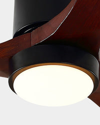WOMO Mid-Century Modern Hugger Deckenventilatorlampe-WM5067